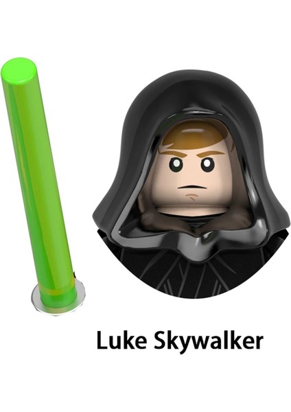E-C035 Stili Luke Skywalker Yapı Taşları Ahsoka Tano Yoda Obi-Wan Kenobi Sith Kylo Ren Kont Dooku Starkiller Yıldız Aksiyon Figürü Savaşları Oyuncaklar (Yurt Dışından)