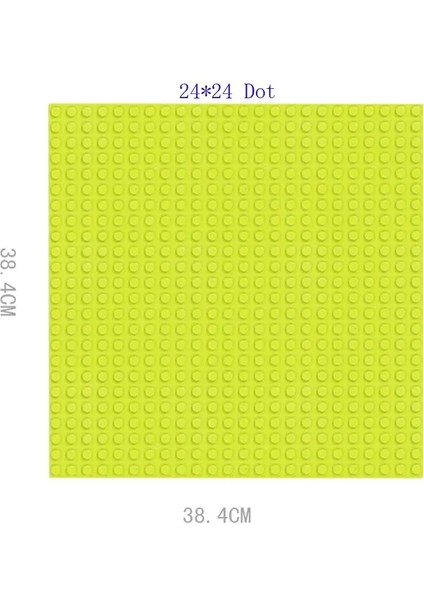 Stili Temizle Büyük Tuğla Taban Plakası 16*32 Nokta 51*25.5 cm Taban Plakası Büyük Boy Yapı Taşları Yer Oyuncakları Dıy Uyumlu Yeşil Tahta (Yurt Dışından)