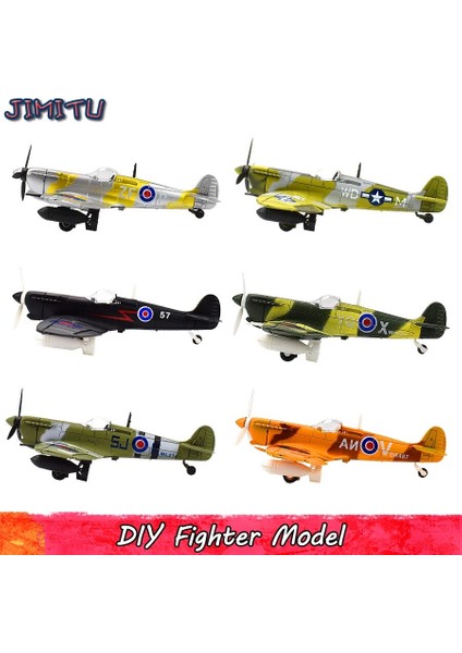 1 Adet Rastgele Renk Stili Spitfire Fighter Model Kit Oyuncaklar Çocuklar Için Dıy Uçak Montaj Modelleri Kitleri Çocuklar Için Eğitici Oyuncak Hediyeler Rastgele Renk (Yurt Dışından)