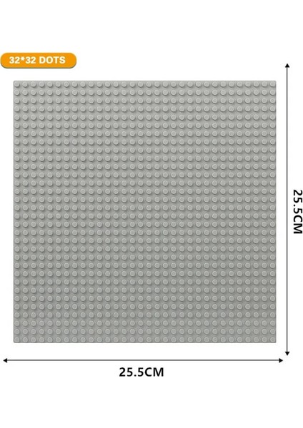 32X32 Nokta Gri Stili Dıy Yaratıcı Yapı Taşları Için Taban Plakası Taban Plakaları Şehir Boyutları Montaj Yapımı Çocuklar Için Eğitici Oyuncaklar (Yurt Dışından)