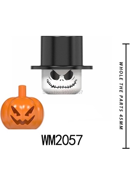 WM2057 Stili Tek Satış Cadılar Bayramı H Serisi Palyaço Aksiyon Figürü Yapı Taşları Figürler Çocuklar Için Kafa Moc Oyuncakları Hediye Ww (Yurt Dışından)