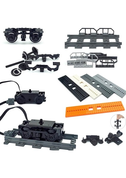 25CM Çizgi Stili Teknik Motor Parçaları Çoklu Güç Fonksiyonları Aracı Pf Setleri Tren Motoru ml Motor Yapı Taşları Uyumlu Tümü (Yurt Dışından) indirimleri