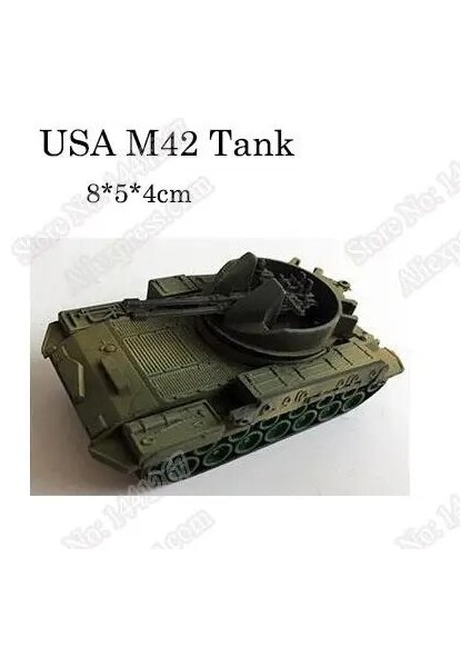 5 M42 Stili :72 4d Plastik Tank Kitleri Birleştirin Ikinci Dünya Savaşı Modeli Bulmaca Çocuklar Için Askeri Kum Masa Oyuncaklar Montajı (Yurt Dışından)