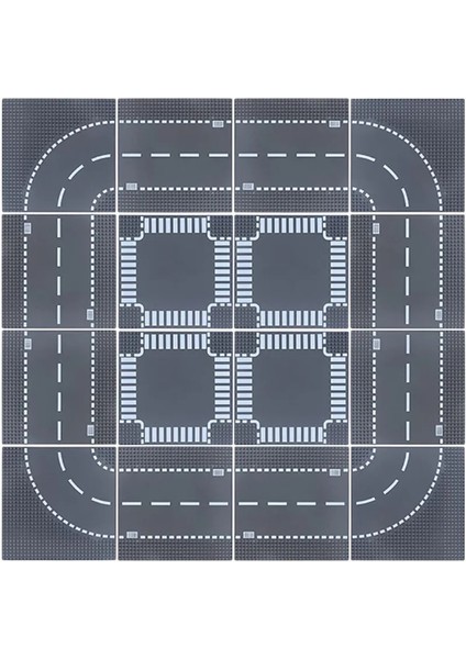 16X32 Nokta Gri Stili Dıy Yaratıcı Yapı Taşları Için Taban Plakası Taban Plakaları Şehir Boyutları Montaj Yapımı Çocuklar Için Eğitici Oyuncaklar (Yurt Dışından) indirimleri