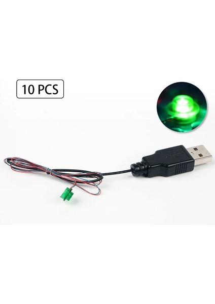 10 Adet 1200166-G Tarzı Trafik Sokak Lambası Şehir Yapı Taşları Tuğlalar USB Bağlantı Noktası ve LED Işık Kiti USB Hub Işık Algılama Otomatik Anahtar Fit LEGO (Yurt Dışından)