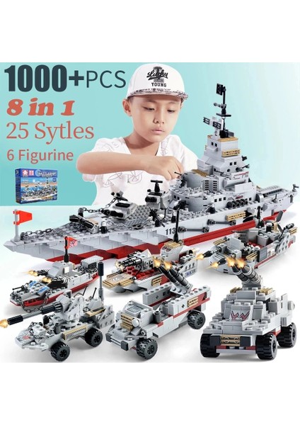 62006 Kutu Stili Yok Askeri Savaş Gemisi Donanma Uçağı Ordu Figürleri Yapı Taşları Ordu Waronstruction Tuğlalar Çocuklar Için Oyuncaklar + Pcs (Yurt Dışından) fiyatları
