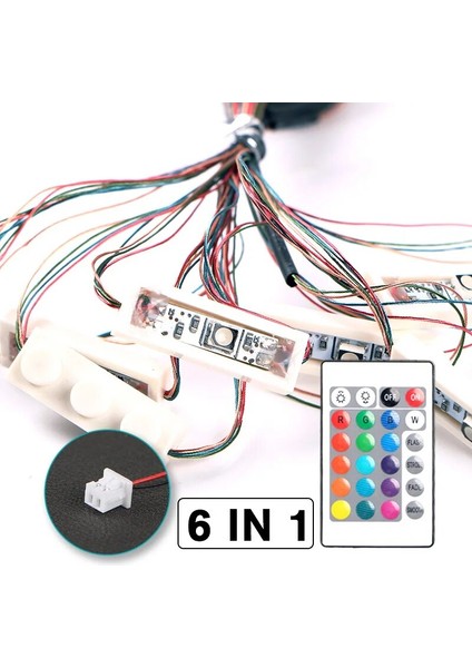 NO.1210146 Stili Tel Dıy LED X1 Yapı Taşı Lambası 1x4 Moc Aksesuarları Tuğla USB Yüksek Teknoloji Sokak 10 1 Hub Uyumlu (Yurt Dışından)