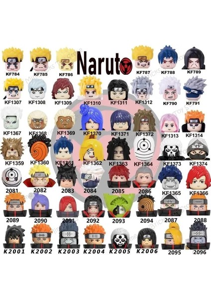Orta Azure Stili Japon Anime Naruto Yapı Taşları Hatake Kakashi Uzumaki Uchicha Jiraiya Mni Aksiyon Figürleri Montaj Eğitici Oyuncaklar Hediye (Yurt Dışından) fiyatları