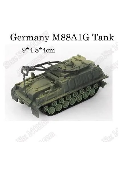 12 M88A1G Stili :72 4d Plastik Tank Kitleri Birleştirin Ikinci Dünya Savaşı Modeli Bulmaca Çocuklar Için Askeri Kum Masa Oyuncaklar Montajı (Yurt Dışından)