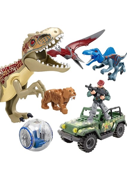 Büyük T-Rex Stili Jurassic Dinozor Seti Yapı Taşı Oyuncak Figürü Tyrannosaurus Velociraptor Triceratop T-Rex Dino Dünya Parkı Tuğla Oyuncak Boy Için (Yurt Dışından) fiyatları