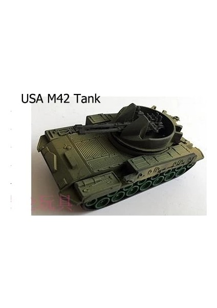 5 M42 Stili Lastic Monte Tank Model Kit Ikinci Dünya Savaşı Askeri Model Puzzletles Tankları Kum Masa Tankları Oyuncaklar Boys Için (Yurt Dışından)