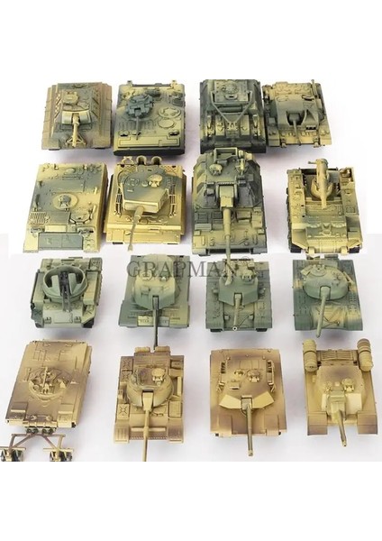 5 M42 Stili Lastic Monte Tank Model Kit Ikinci Dünya Savaşı Askeri Model Puzzletles Tankları Kum Masa Tankları Oyuncaklar Boys Için (Yurt Dışından)