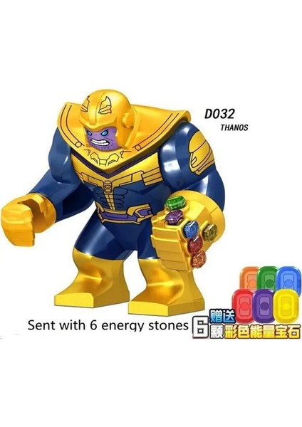 DG0183 Stili Büyük Decool Thanos Büyük Anti Venom Isyan Katliam Yeşil Fener Hulk Buster Goblin Şey Yapı Taşı Çocuklar Için Oyuncak Rakamlar (Yurt Dışından)