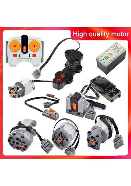 Hafif Stil Teknik Parçalar Uyumlu Tüm Çoklu Güç Fonksiyonları Aracı Servo Blokları Tren Motoru Xl Motor Pf Model Setleri (Yurt Dışından) modelleri