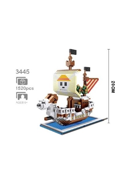 3445 Kutu Stili Olmadan Mikro Tuğla Tek Parça Korsan Blok Seti Çocuklar Için Mutlu Bin Güneşli Yılan Hukuk Denizaltı Yapı Oyuncak Oluyor (Yurt Dışından)