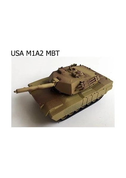1 M1A2 Stili Lastic Monte Tank Model Kit Ikinci Dünya Savaşı Askeri Model Puzzletles Tankları Kum Masa Tankları Oyuncaklar Boys Için (Yurt Dışından)