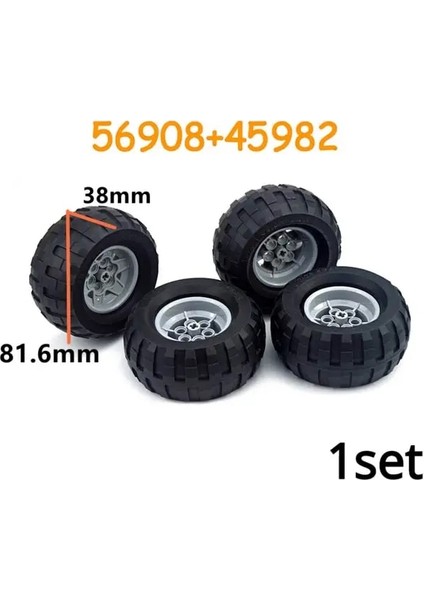 54120 15038 A3 Stili Teknik Lastik Tekerlek Göbeği Dıy Tuğla Araba Kamyon Inşaat Yapı Taşı Teknik Bölüm (Yurt Dışından)