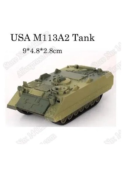 Pengfu Shop 15 M1113A2 Stili :72 4d Plastik Tank Kitleri Birleştirin Ikinci Dünya Savaşı Modeli Bulmaca Çocuklar Için Askeri Kum Masa Oyuncaklar Montajı (Yurt Dışından)