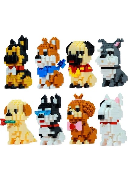 4 Boğa Stili Kutu Yok Balody Mini Bloklar Montaj Hayvan Modeli Shiba Köpek Husky Elmas Brickauzer Çocuklar Hediyeler Kız Noel Hediyesi Pet Shop (Yurt Dışından) fiyatları