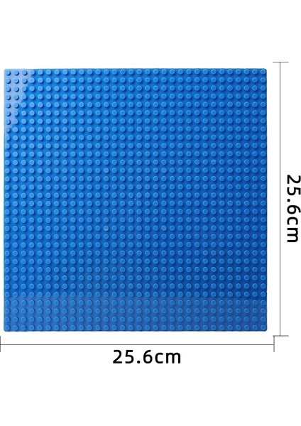 32X32 Mavi Stil Noktalar Nehir Taban Plakası Şehir Blokları Yol Taban Plakaları Klasik Oyuncaklar Juguetes ile Uyumlu Mini Yapı Tuğlaları (Yurt Dışından)