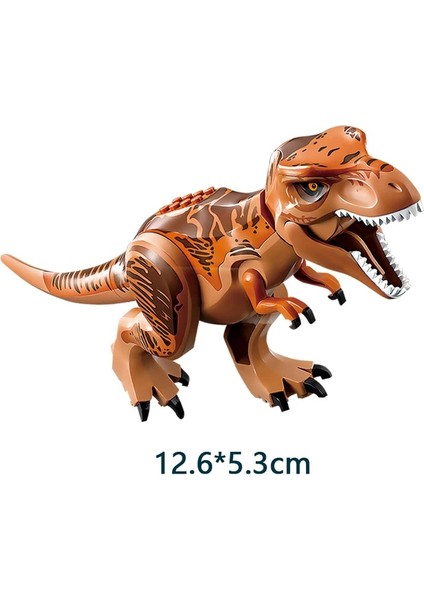 No.16 Tarzı Hayvanlar Jurassic Dinozor Dünya Triceratops Velociraptor Rex Birleştirir Şekil Yapı Taşları Tuğla Oyuncaklar Çocuklar Için (Yurt Dışından)