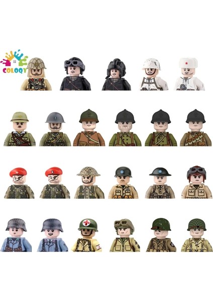 Gri Stil Çocuklar Toylot Ww2 Askeri Alman Figürleri Yapı Taşları Baskı Abd Soveit Fransa Askerleri Tuğla Çocuklar Için Oyuncaklar (Yurt Dışından) modelleri