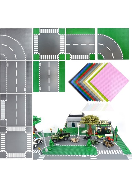 Mavi 32X32 Stili Klasik Taban Plakaları 4 Stil Plastik Montaj Tuğla Taban Plakası Rakamlar Şehir Sokak Yol Plakası Uyumlu Tüm Yapı Taşı (Yurt Dışından) modelleri