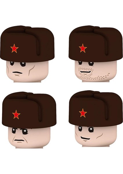 JR05 Stili Ww2 Askeri Sovyetler Birliği Askerleri Silahlar Yapı Taşları Askeri Weapoh Silahlar Kasklar Tuğla Silahlar Parça Blokları Oyuncaklar (Yurt Dışından) modelleri