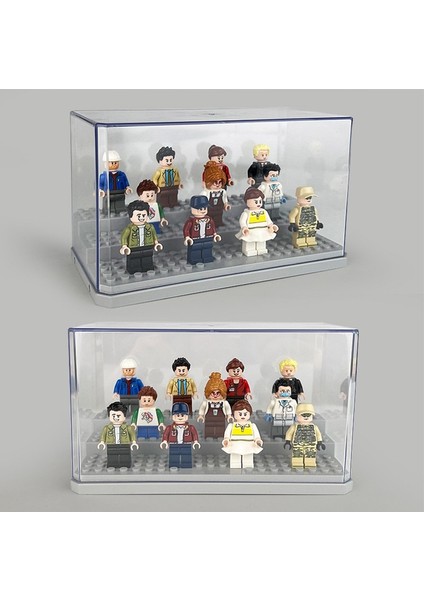 3 Adet Tarzı 3 Adım Mini Şekil Vaka Vitrin Toz Geçirmez Akrilik Ekran Kutusu Anime Figürleri Katılımcılar Koleksiyonları Kutusu Ekran Şeffaf Abs (Yurt Dışından) fırsatları