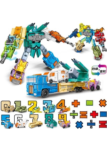 2806A Kutu Yok 10 Adet Stil Sihirli Sayılar Yaratıcı Bloklar Eğitim Blokları Montajı Aksiyon Figürü Dönüşüm Robotu Deformasyon Ingilizce Harf Oyuncaklar (Yurt Dışından) fiyatları