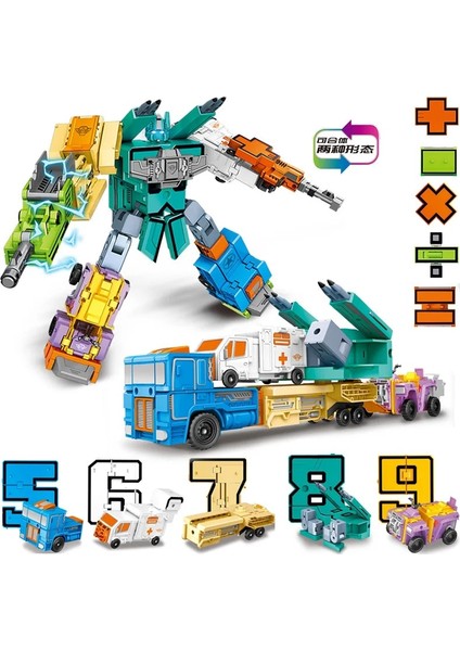 2806A Kutu Yok 10 Adet Stil Sihirli Sayılar Yaratıcı Bloklar Eğitim Blokları Montajı Aksiyon Figürü Dönüşüm Robotu Deformasyon Ingilizce Harf Oyuncaklar (Yurt Dışından) fırsatları