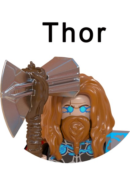 X1672 Stili Süper Kahraman Tva Loki Yapı Taşları Tuğla Demir Adam Örümcek Adam Hulk Thor Kaptan Amerika Kara Dul Vizyon Falcon Deadpool Oyuncaklar (Yurt Dışından)