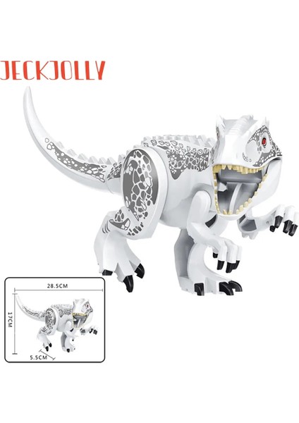 Çin Ejderhası Stili Jurassic World 2 Yapı Taşları Dinozorlar Figürler Tuğlalar Tyrannosaurus Indominus I-Rex Araya Çocuk Oyuncakları Noel (Yurt Dışından)