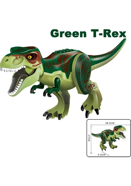 Çin Ejderhası Stili Jurassic World 2 Yapı Taşları Dinozorlar Figürler Tuğlalar Tyrannosaurus Indominus I-Rex Araya Çocuk Oyuncakları Noel (Yurt Dışından)