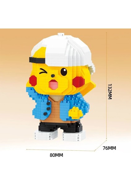 210632 Kutu Stili Yok Mikro Blok Büyük Model Anime Blok+Adet Mini Tuğlalar Dıy Oyuncak Mikro Yapı Taşı Oyuncakları Müzayede Modeli Oyuncak Çocuk Hediyeleri (Yurt Dışından)