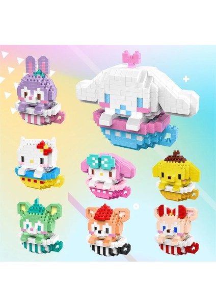 NO.2114 Tarzı Kutu Yok Hc Sihirli Bloklar Karikatür Kedi Mini Tuğla Melodyy Mikro Fincan Anime Yapı Oyuncak Juguetes Müzayede Modeli Oyuncak Çocuklar Hediyeler Kız Mevcut (Yurt Dışından)