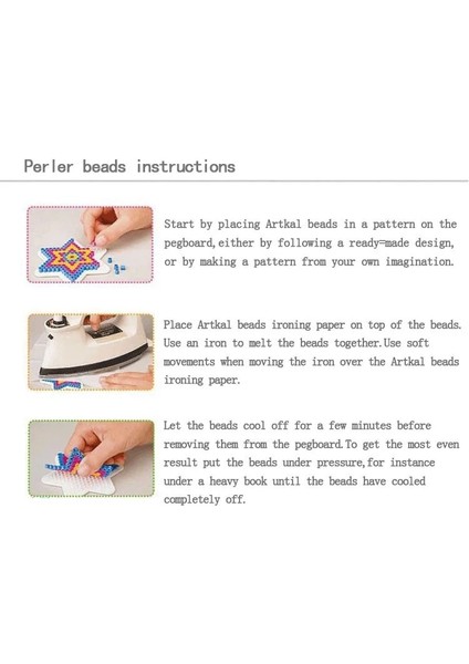 Küçük Yuvarlak Stil 7 Tip Seçim Perler Pupukou Boncuk Şablonu Hama Boncuk Aracı Diy Oyuncak Için Pegboard Dıy Eğitici Bulmaca Beadbond (Yurt Dışından)
