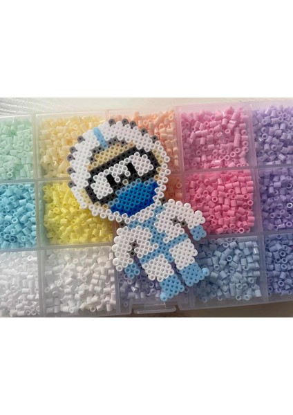 Küçük Yuvarlak Stil 7 Tip Seçim Perler Pupukou Boncuk Şablonu Hama Boncuk Aracı Diy Oyuncak Için Pegboard Dıy Eğitici Bulmaca Beadbond (Yurt Dışından)