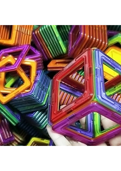 60 Adet Tarzı Büyük Boy Manyetik Yapıcı Manyetik Bloklar Model ve Inşaat Oyuncakları Çocuklar Için Mıknatıs Tasarımcısı Hediye (Yurt Dışından) fiyatları