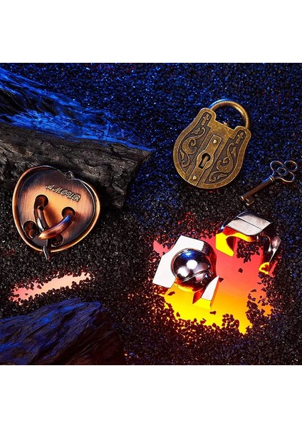 3 Stili Yazın Zeka Metal Bulmaca Delik Kilidi Çözme Oyuncakları Yetişkinler Çocuklar Için Zorlu Yapboz Hediyelerinin Kilidini Açmak Için Zeka Kullanın (Yurt Dışından)