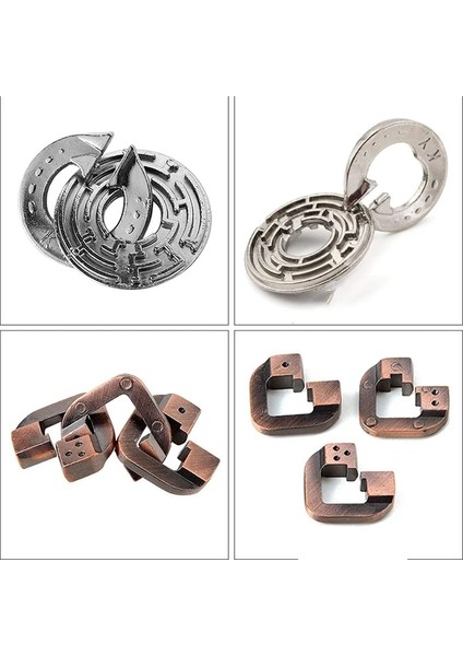 3 Stili Yazın Zeka Metal Bulmaca Delik Kilidi Çözme Oyuncakları Yetişkinler Çocuklar Için Zorlu Yapboz Hediyelerinin Kilidini Açmak Için Zeka Kullanın (Yurt Dışından)