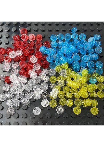 Koyu Kahverengi 500 Adet Tarzı Geç Yuvarlak 1x1 Nokta Dıy Yapı Taşları 1*1 Ince Figürler Lamba Tuğla Yaratıcı Eğitici Oyuncak Çocuk Için Uyumlu Zekâ (Yurt Dışından)