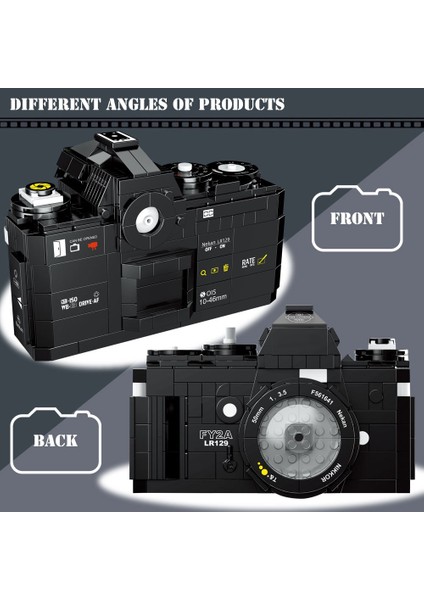 JM48-00849 Stili Fikirler Yaratıcı 316 F Dijital Kamera Fotoğraf Moc Yapı Taşları Kiti Tuğlalar Klasik Eğitim Modeli Dıy Oyuncaklar Çocuklar Için Oyuncak (Yurt Dışından) fırsatları