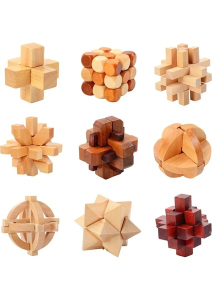 Kahraman Kilidi Stili Iq Zeka Kong Ming Kilidi Lu Ban Kilidi 3D Ahşap Birbirine Burr Bulmacalar Yetişkinler Çocuklar Için Oyun Oyuncak (Yurt Dışından)
