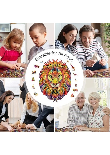 A3 Kelebek Tarzı Yeni Aslan 3D Ahşap Bulmaca Çocuklar Ahşap Dıy El Sanatları Hayvan Modelleme Dekompresyon Oyuncakları Klasik Oyuncaklar Kartal Ahşap Bulmacalar (Yurt Dışından)