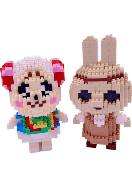 NO.770754 Tarzı 28 Stil Hayvan Geçişi Blokları Raymond 3D Modeli Dıy Mini Elmas Blokları Tuğla Çocuklar Için Yapı Oyuncak Hediye (Yurt Dışından)
