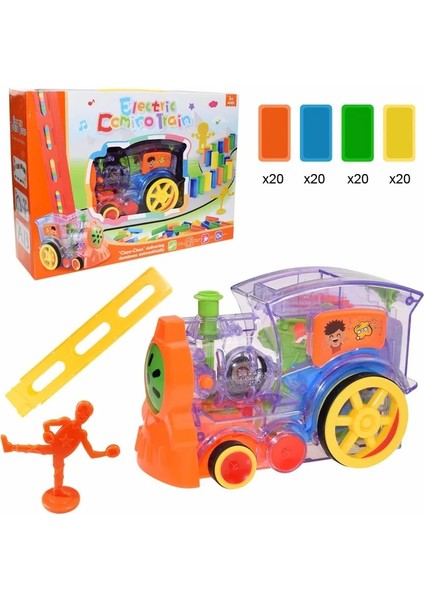 60 Adet Pembe Kutu Stili Çocuklar Domino Tren Araba Seti Ses Işık Otomatik Döşeme Domino Tuğla Renkli Domino Blokları Oyunu Eğitici Dıy Oyuncak Hediye (Yurt Dışından) fırsatları