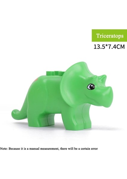 Triceratops Stili Oyuncaklar Animal Series Büyük Figürler Yapı Taşları Hayvanlar Eğitici Hediyeler Uyumlu Büyük Boy Oyuncaklar Çocuklar Için Çocuklar Noel Hediyesi (Yurt Dışından)
