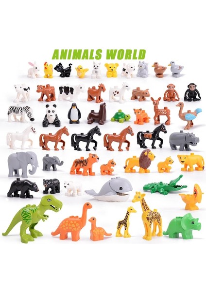 Triceratops Stili Oyuncaklar Animal Series Büyük Figürler Yapı Taşları Hayvanlar Eğitici Hediyeler Uyumlu Büyük Boy Oyuncaklar Çocuklar Için Çocuklar Noel Hediyesi (Yurt Dışından)