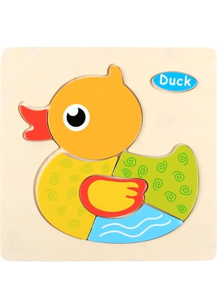 No.15 Tarzı Yeni Bebek Oyuncakları Ahşap 3D Bulmaca Karikatür Hayvan Zeka Çocuklar Eğitici Zeka Çocuk Tangram Şekilleri Öğrenme Yapboz (Yurt Dışından)